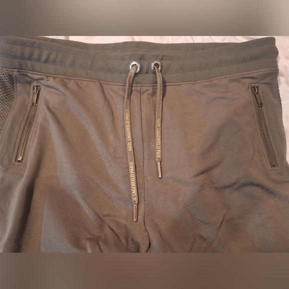 Karl Lagerfeld ParisLogo-Detail Mesh Bomber Jacket - Picture 10 of 12